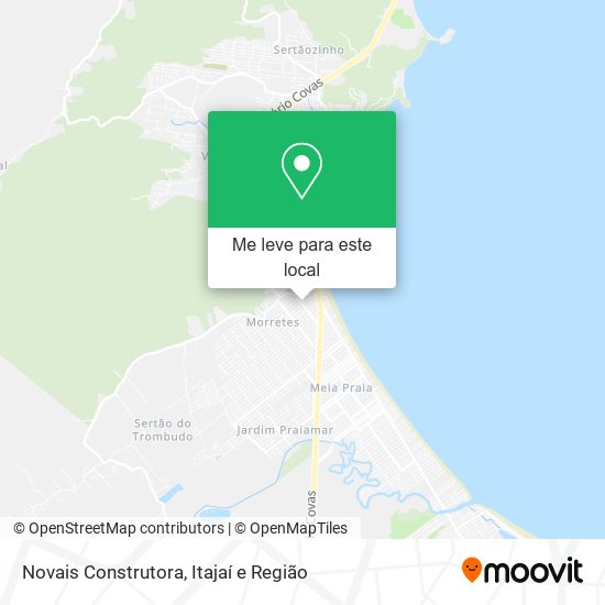 Novais Construtora mapa