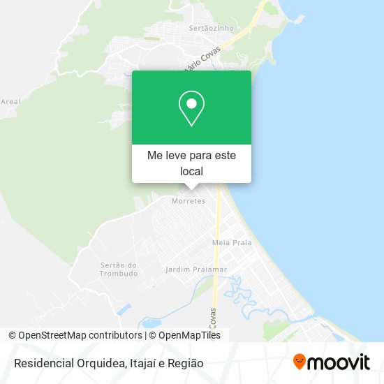 Residencial Orquidea mapa