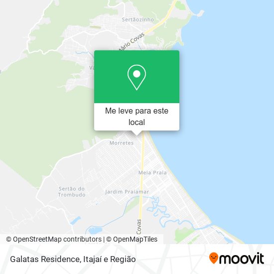 Galatas Residence mapa