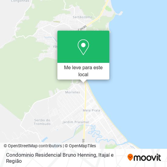 Condominio Residencial Bruno Henning mapa