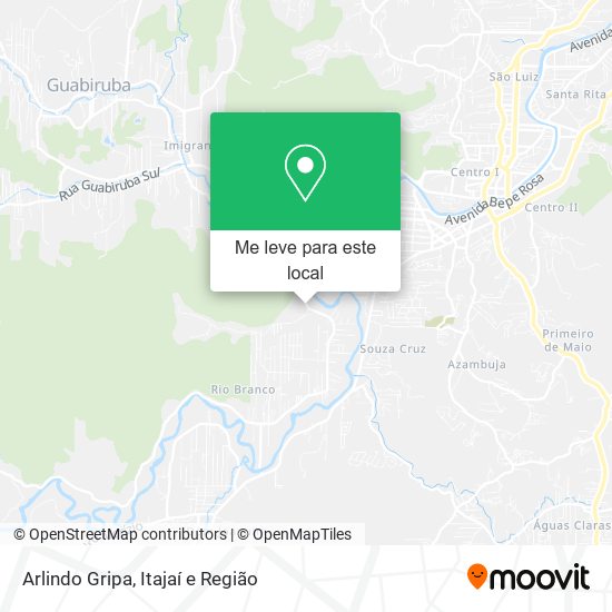 Arlindo Gripa mapa