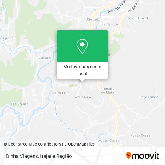 Dinha Viagens mapa