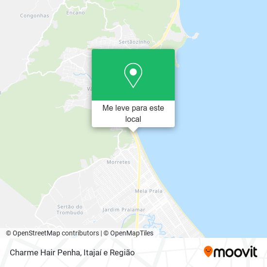 Charme Hair Penha mapa
