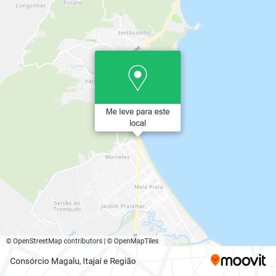 Consórcio Magalu mapa