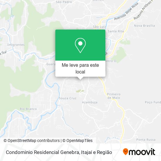 Condominio Residencial Genebra mapa