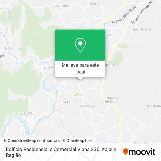 Edificio Residencial e Comercial Viana 236 mapa