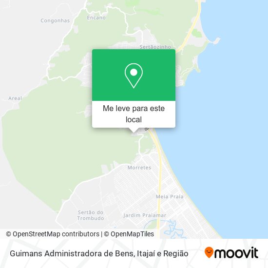 Guimans Administradora de Bens mapa
