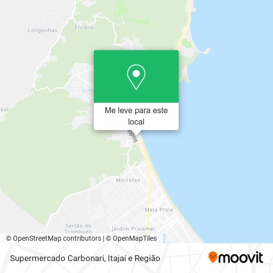 Supermercado Carbonari mapa