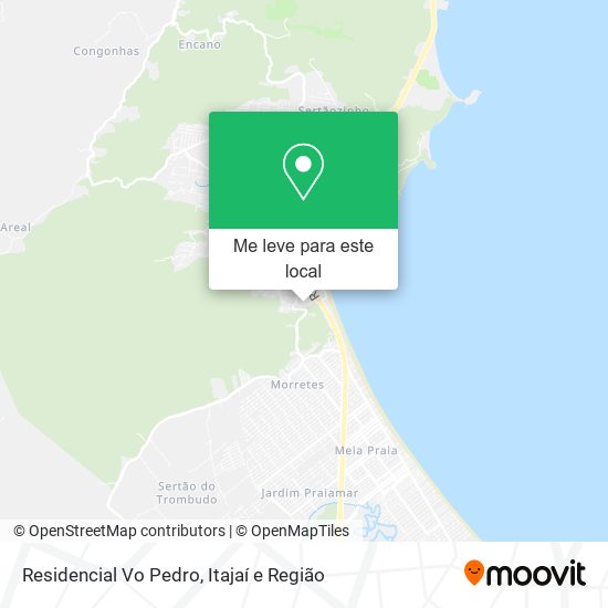 Residencial Vo Pedro mapa