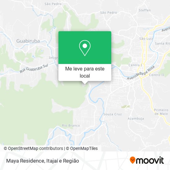 Maya Residence mapa