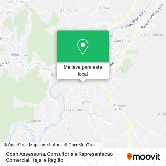 Gosh Assessoria, Consultoria e Representacao Comercial mapa