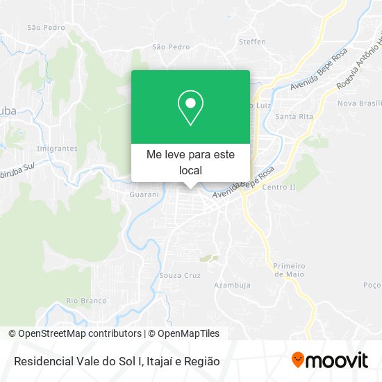 Residencial Vale do Sol I mapa