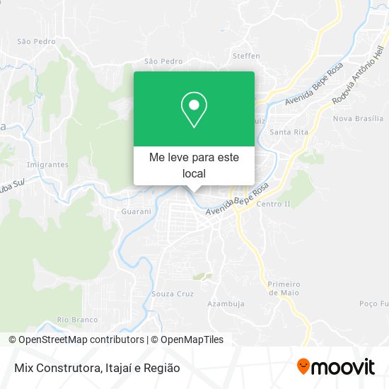 Mix Construtora mapa