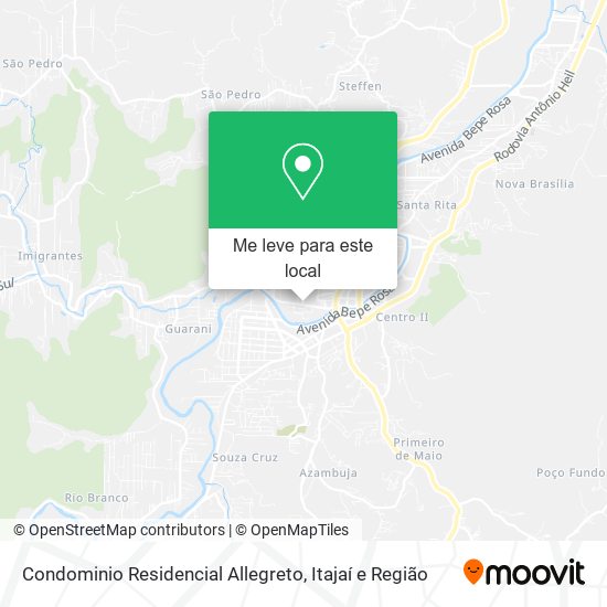 Condominio Residencial Allegreto mapa