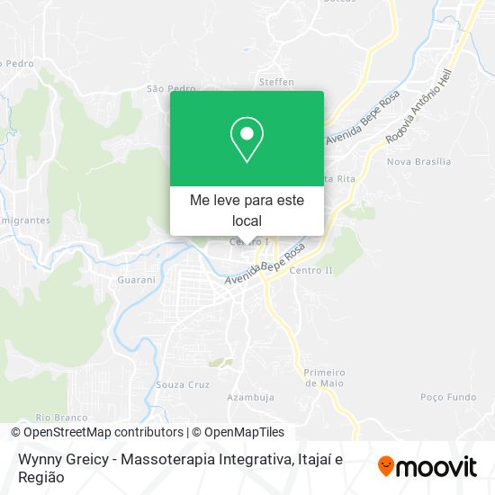 Wynny Greicy - Massoterapia Integrativa mapa