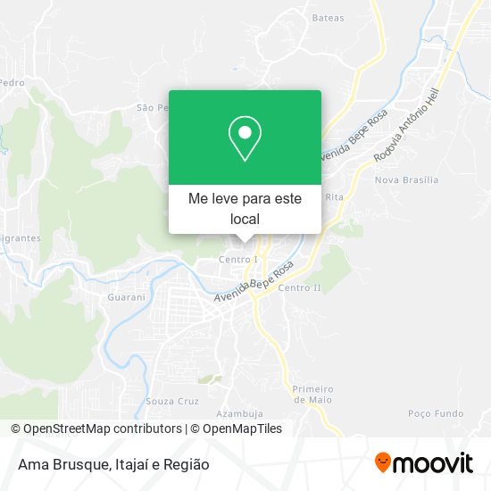 Ama Brusque mapa
