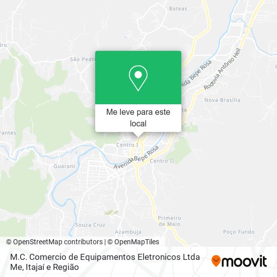 M.C. Comercio de Equipamentos Eletronicos Ltda Me mapa