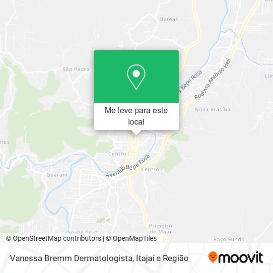 Vanessa Bremm Dermatologista mapa