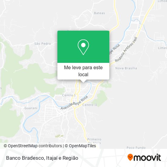 Banco Bradesco mapa