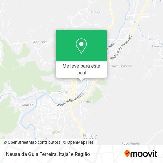 Neusa da Guia Ferreira mapa