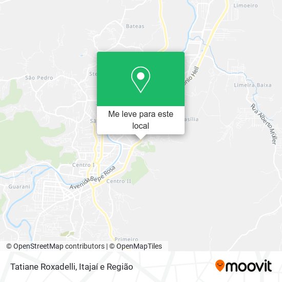 Tatiane Roxadelli mapa