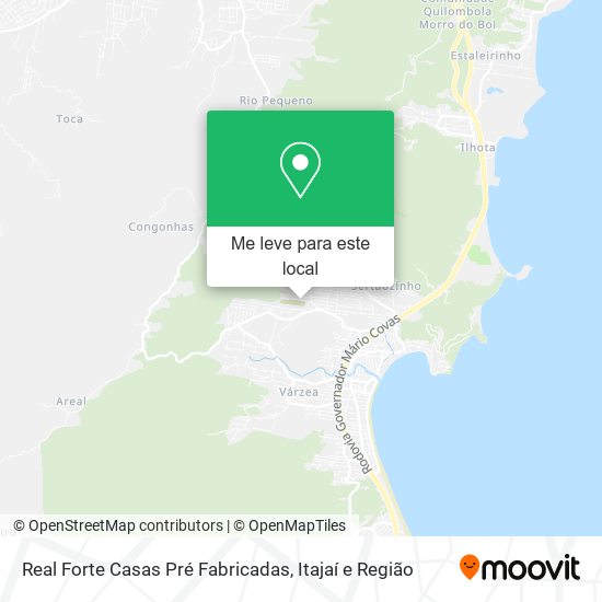 Real Forte Casas Pré Fabricadas mapa