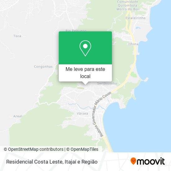 Residencial Costa Leste mapa