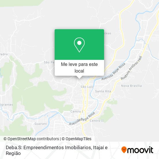 Deba.S: Empreendimentos Imobiliarios mapa