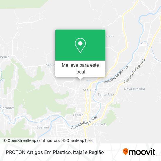 PROTON Artigos Em Plastico mapa