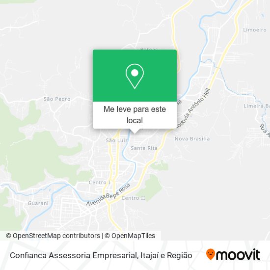 Confianca Assessoria Empresarial mapa