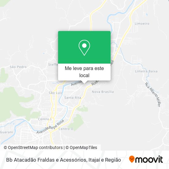 Bb Atacadão Fraldas e Acessórios mapa