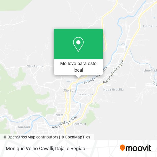 Monique Velho Cavalli mapa