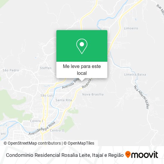 Condominio Residencial Rosalia Leite mapa
