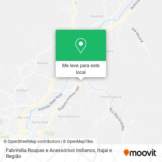 Fabrindia Roupas e Acessórios Indianos mapa