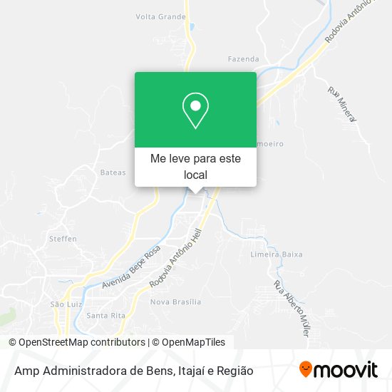 Amp Administradora de Bens mapa