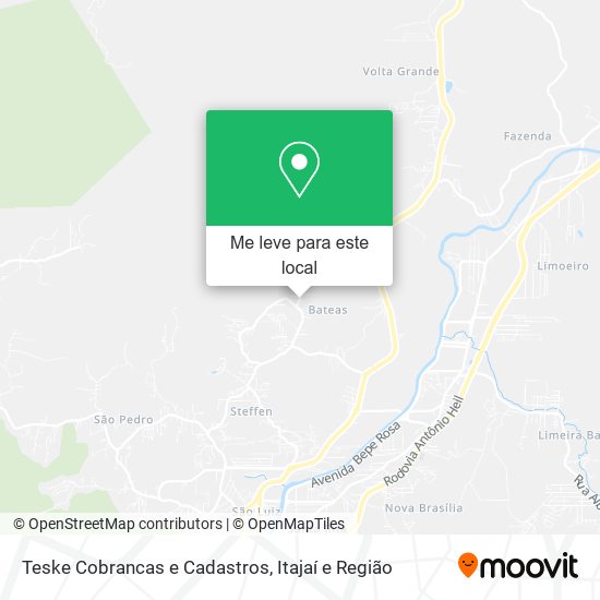 Teske Cobrancas e Cadastros mapa