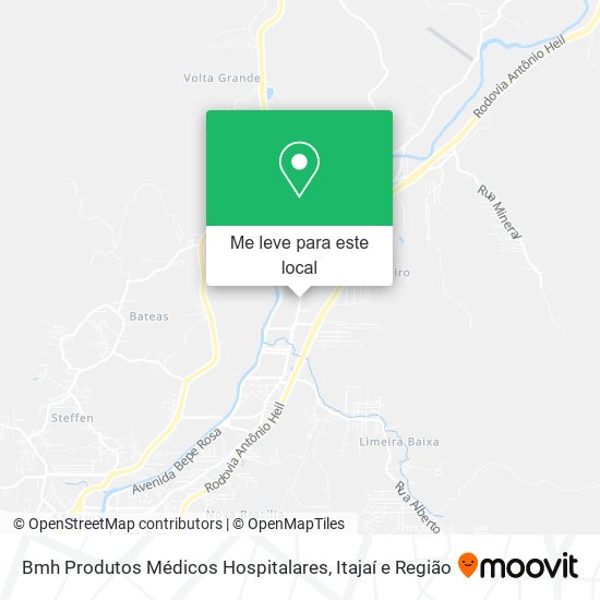 Bmh Produtos Médicos Hospitalares mapa