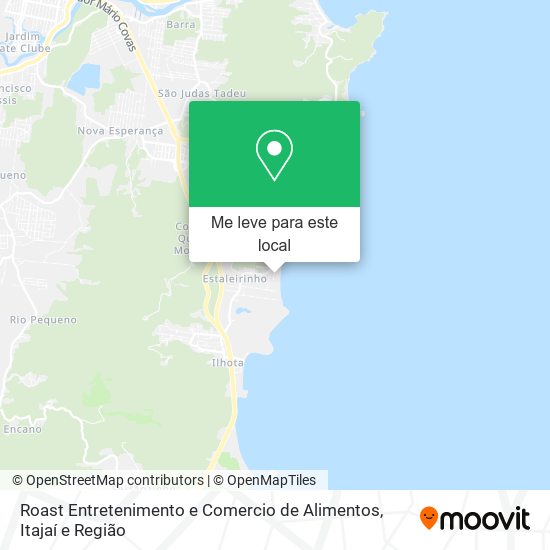 Roast Entretenimento e Comercio de Alimentos mapa