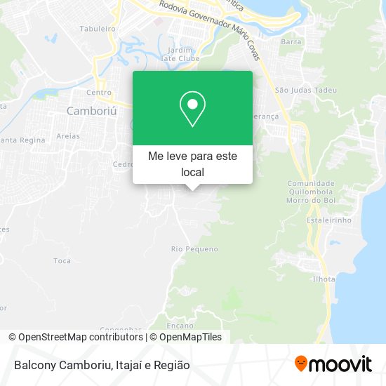 Balcony Camboriu mapa
