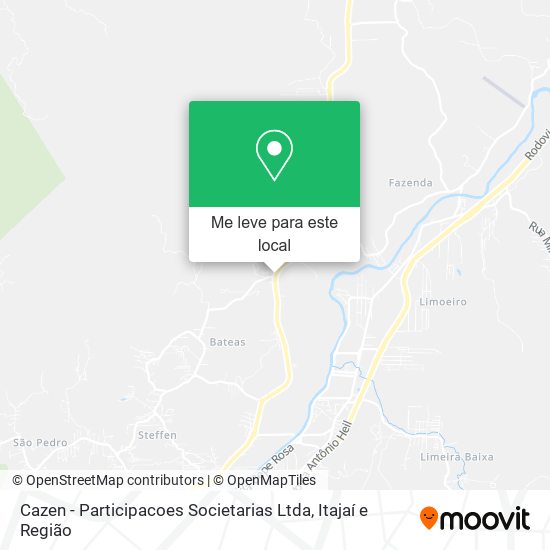 Cazen - Participacoes Societarias Ltda mapa