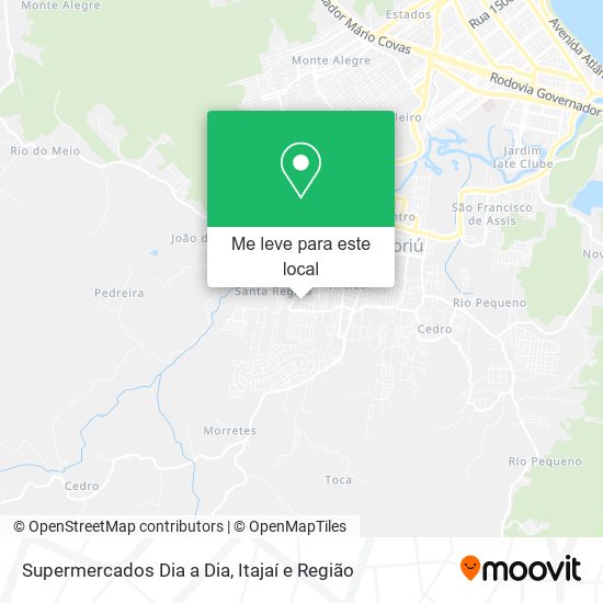 Supermercados Dia a Dia mapa