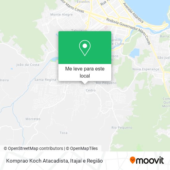 Komprao Koch Atacadista mapa