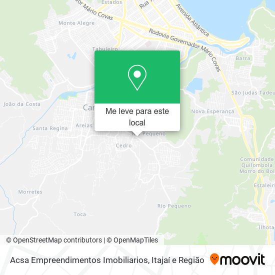 Acsa Empreendimentos Imobiliarios mapa