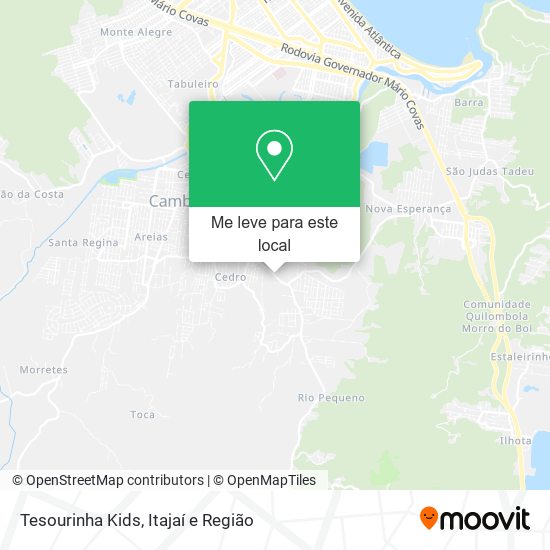 Tesourinha Kids mapa