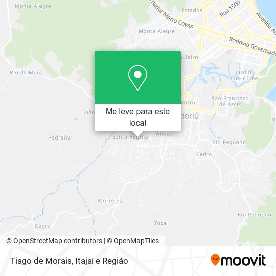 Tiago de Morais mapa