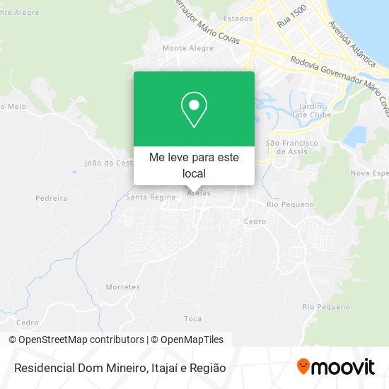 Residencial Dom Mineiro mapa