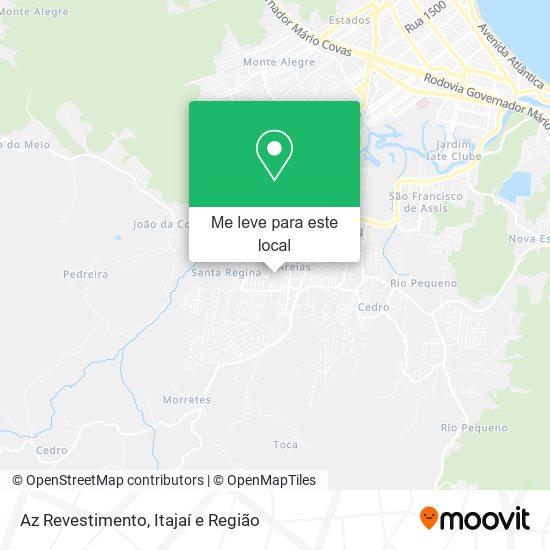 Az Revestimento mapa