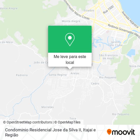 Condominio Residencial Jose da Silva II mapa