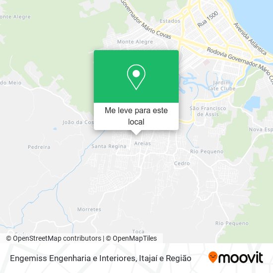 Engemiss Engenharia e Interiores mapa