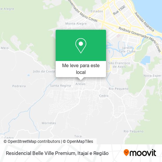 Residencial Belle Ville Premium mapa